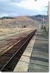 野花南駅ホーム２番